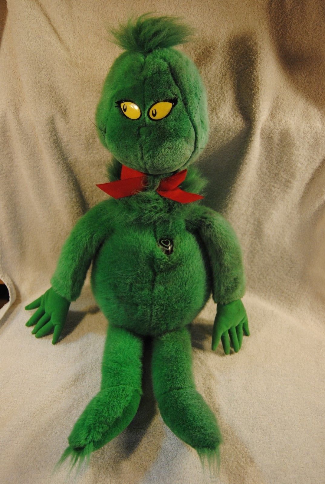 grinch talking plush