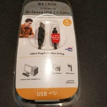 New Belkin Hi-Speed USB 2.0 Cable USB A Plug To B Plug 6 Feet - $7.84