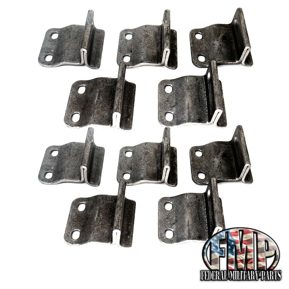10PK CANVAS TARP TIE DOWN HOOK (A) UNPAINTED M998 MILITARY HUMVEE TRUCK