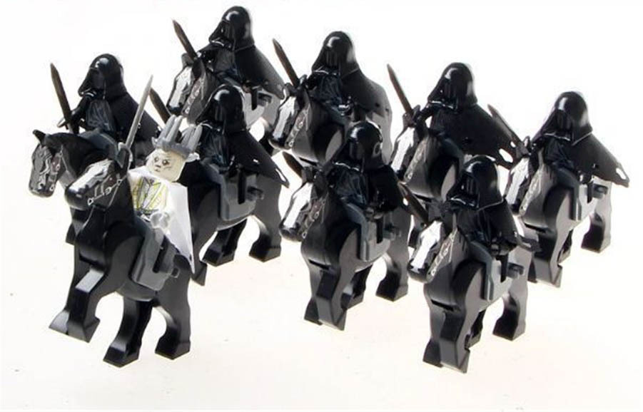 LOTR Witch-King of Angmar & Ringwraith (The Nine) Army Set 18 Minifigures Lot