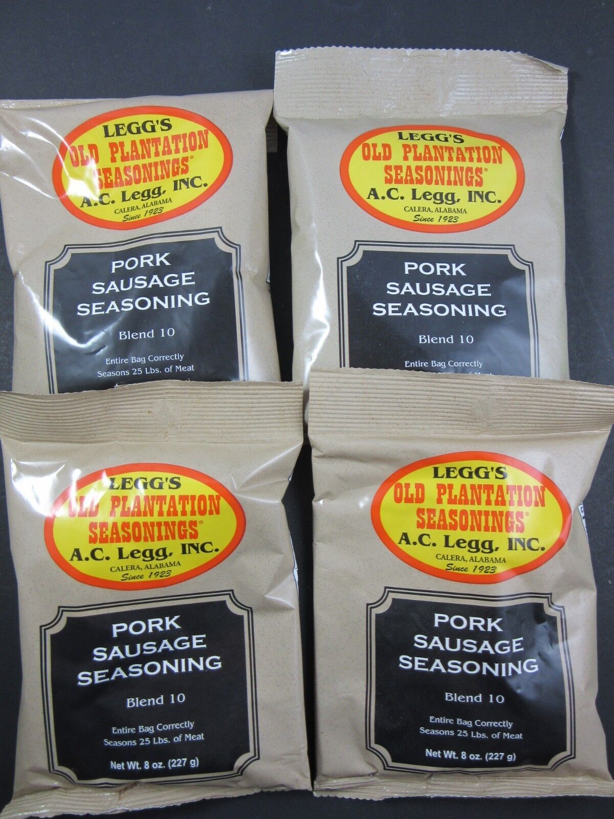 A C Leggs Blend 10 breakfast sausage seasoning for 100 Lbs of meat