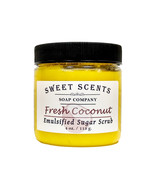 Exfoliating Sugar Scrub - Fresh Coconut Exfoliating Scrub / Body Scrub /... - $8.49