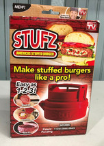 Stufz Stuffed Burger Press Hamburger Maker As Seen On TV - $11.91