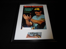 George Bamberger Signed Framed 1979 Sports Illustrated Cover Display Brewers image 1