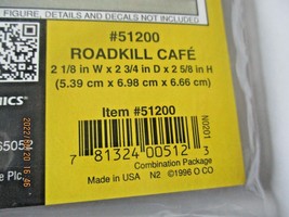 Design Preservations Model (DPM) # 51200 Roadkill Cafe Kit N-Scale image 2