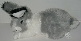HugFun Hug Fun Gray/White/Black Bunny Rabbit Hare Plush Stuffed Animal - $18.81