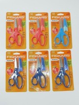 Fiskars 1 Pair Pointed Tip Scissors Various Colors Avail Sheath w/ Eraser - $7.67