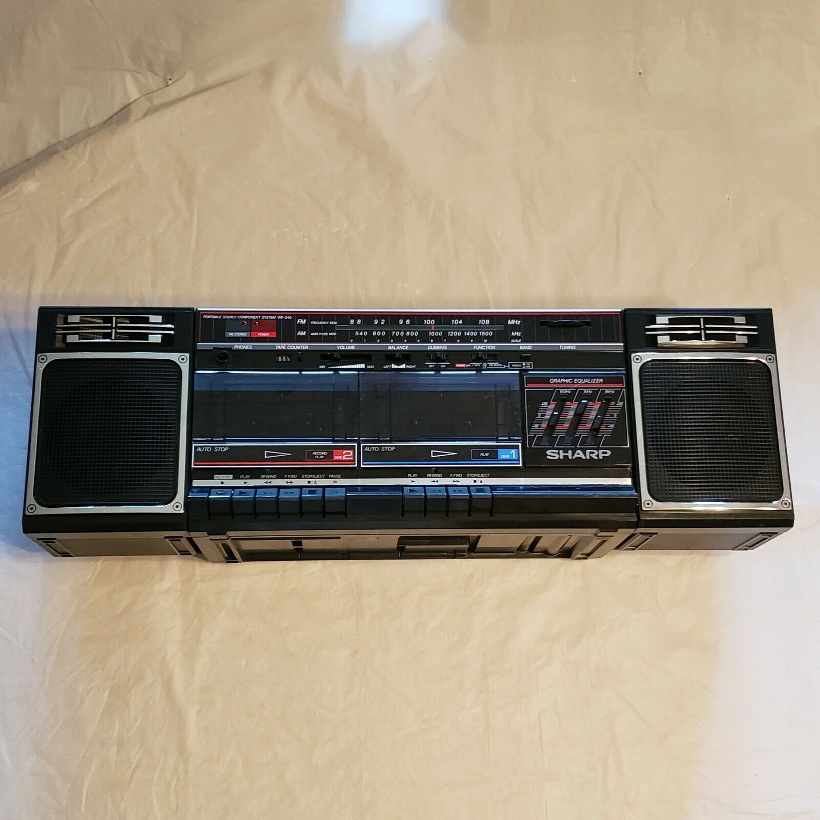 Used vintage sharp boombox for Sale | HifiShark.com