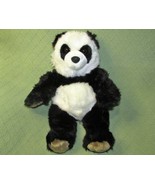 15&quot; Build A Bear PAWSOME PANDA Plush Stuffed Animal Teddy Bear Black Whi... - $9.00