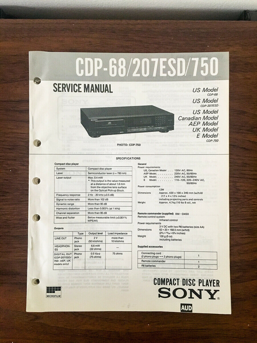 commander cd 750 manual