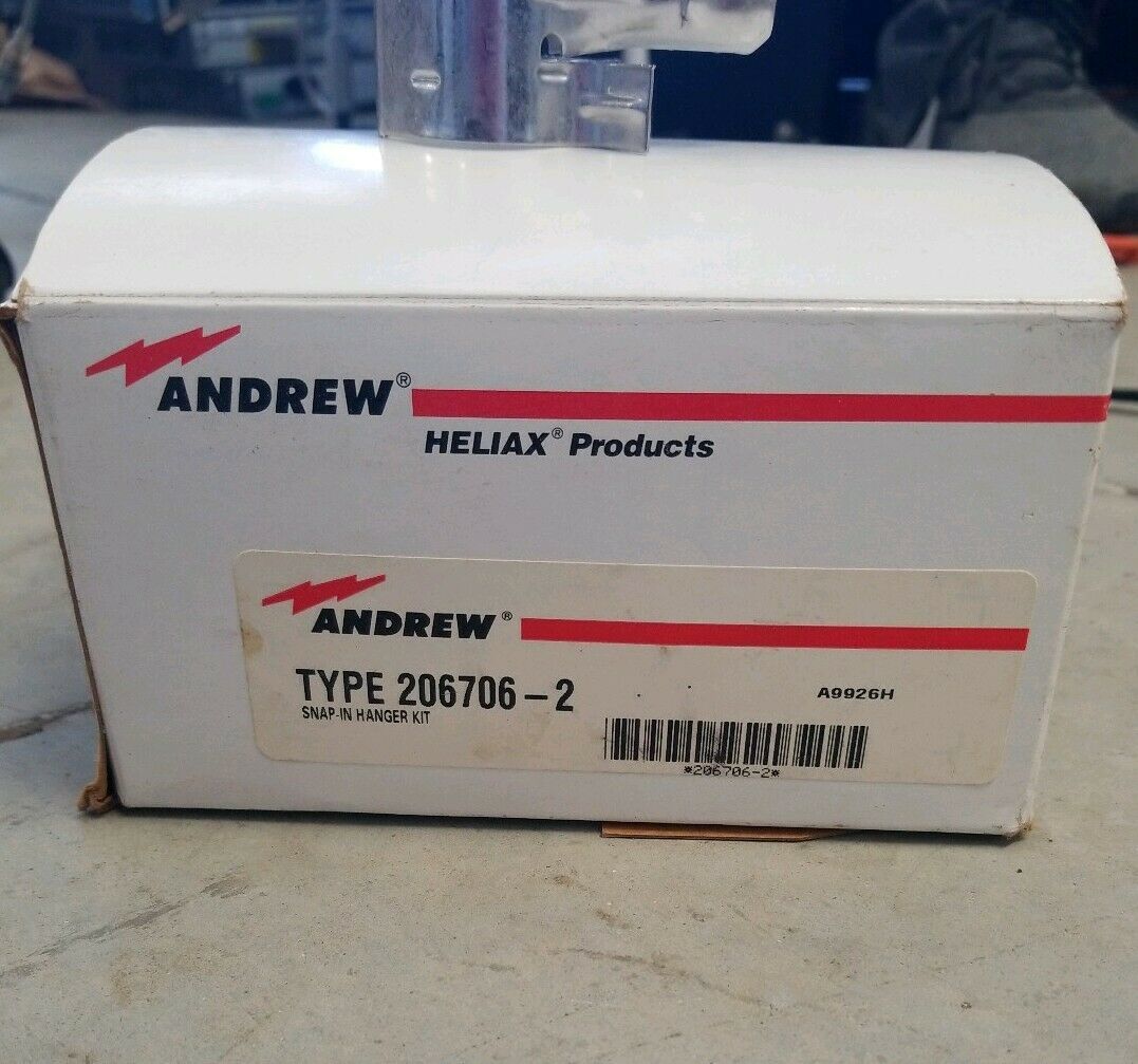 NEW BOX OF 20 ANDREW COMMSCOPE HELIAX COAX CABLE 7/8" SNAP IN HANGER