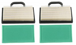 2 Air Filters Compatible With Briggs & Stratton 499486S 2 Pre-Filters 273638S - $10.43