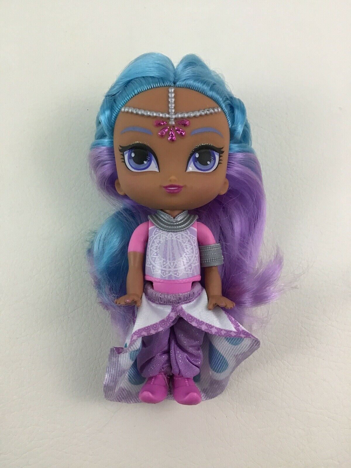 Shimmer and Shine Lot of 4 Dolls Princess Samira Shimmer w Pets Mattel