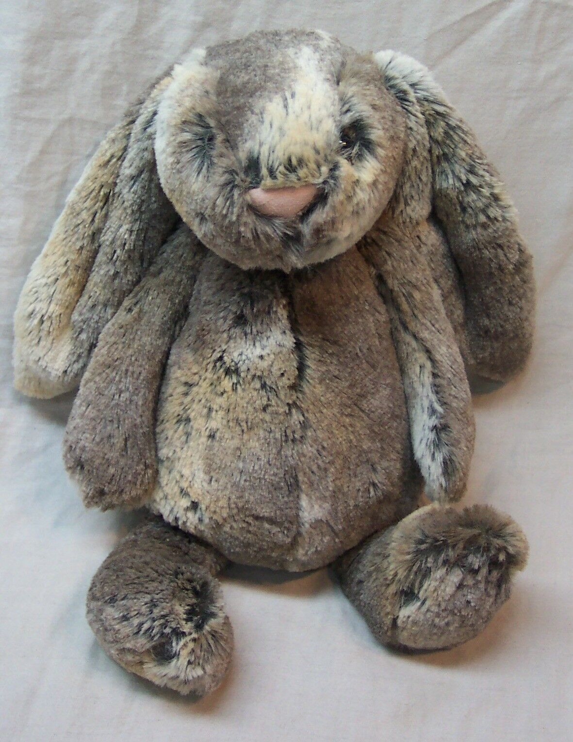 grey bunny stuffed animal