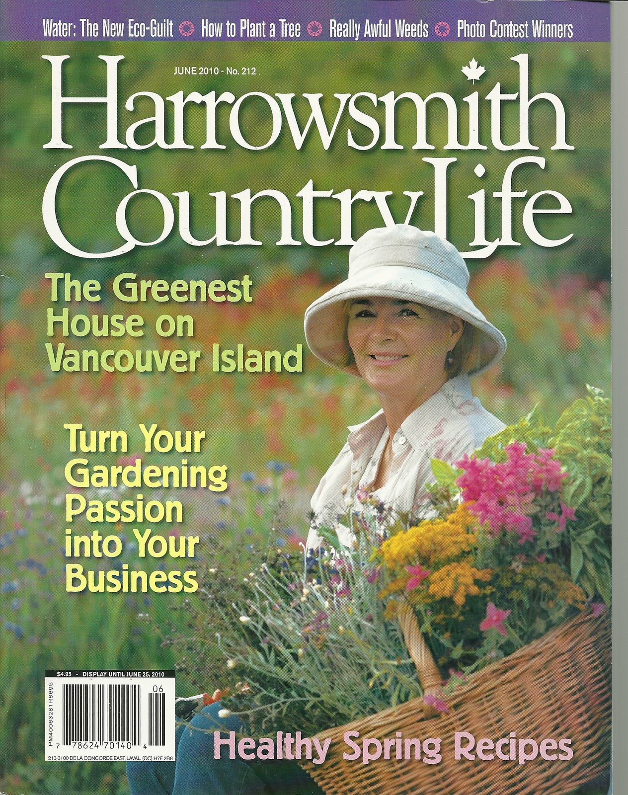 Harrowsmith Country Life Magazine No. 212 June 2010 Magazine Back Issues