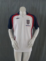 Team England Bench / Training Jersey - Home White by Umbro - Men's Large (NWT) - $75.00