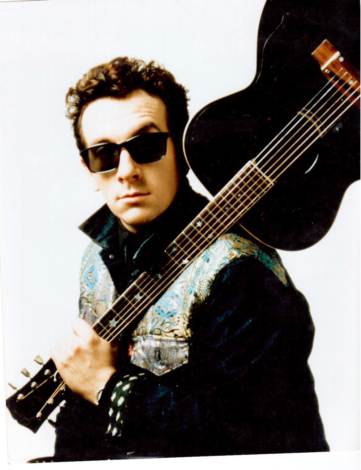 Elvis Costello Vintage 8x10 Color Music Memorabilia Photo Costello Elvis