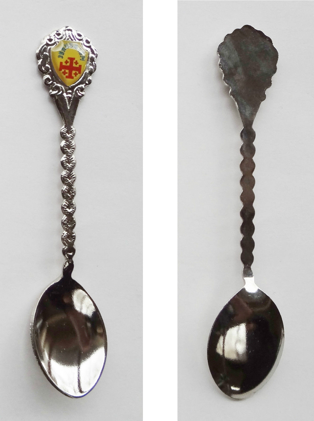 Collector Souvenir Spoon Israel Jerusalem Crusader Cross Decorative