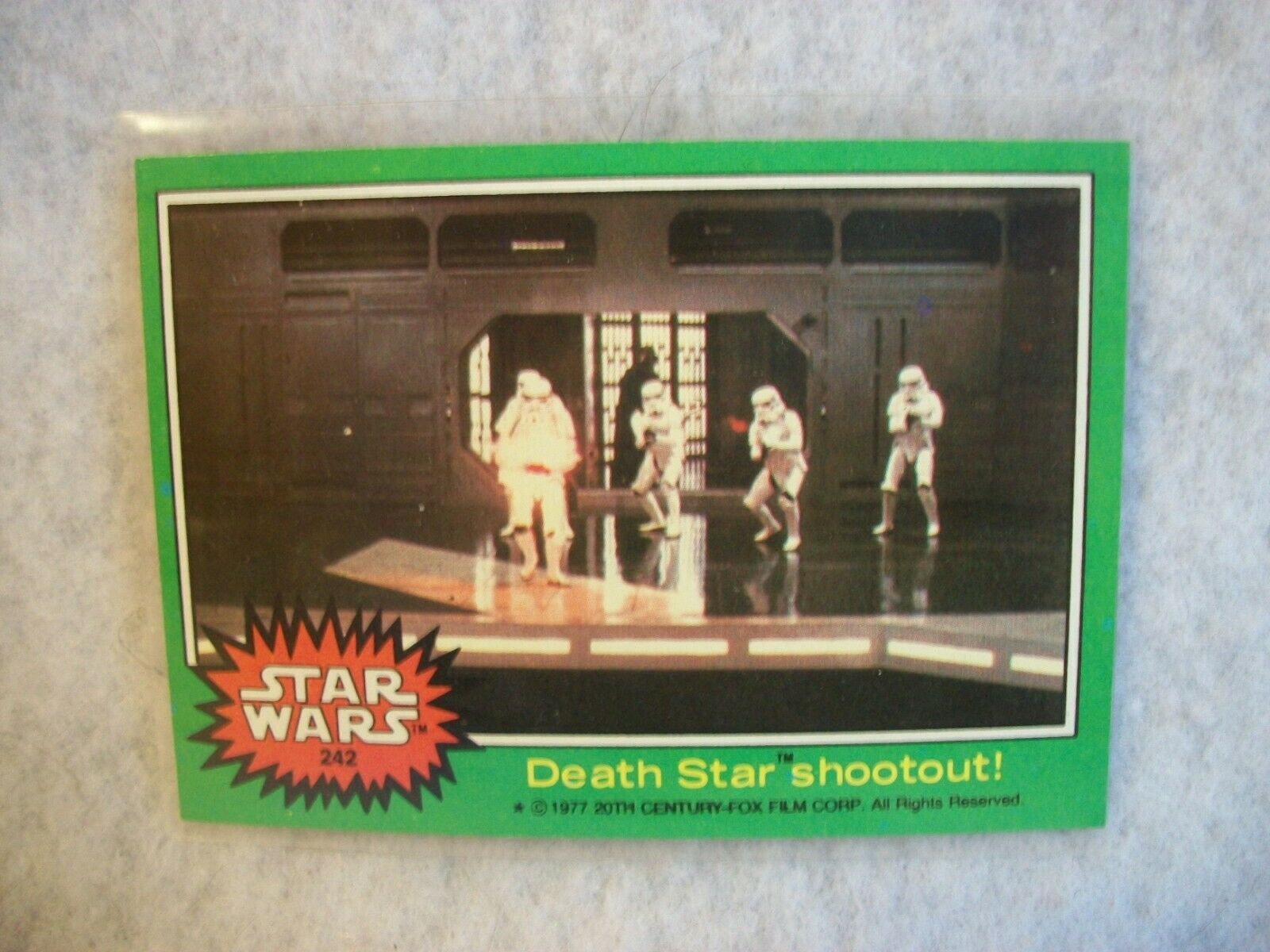 Star Wars Series 4 (Green) Topps 1977 Trading Card 242