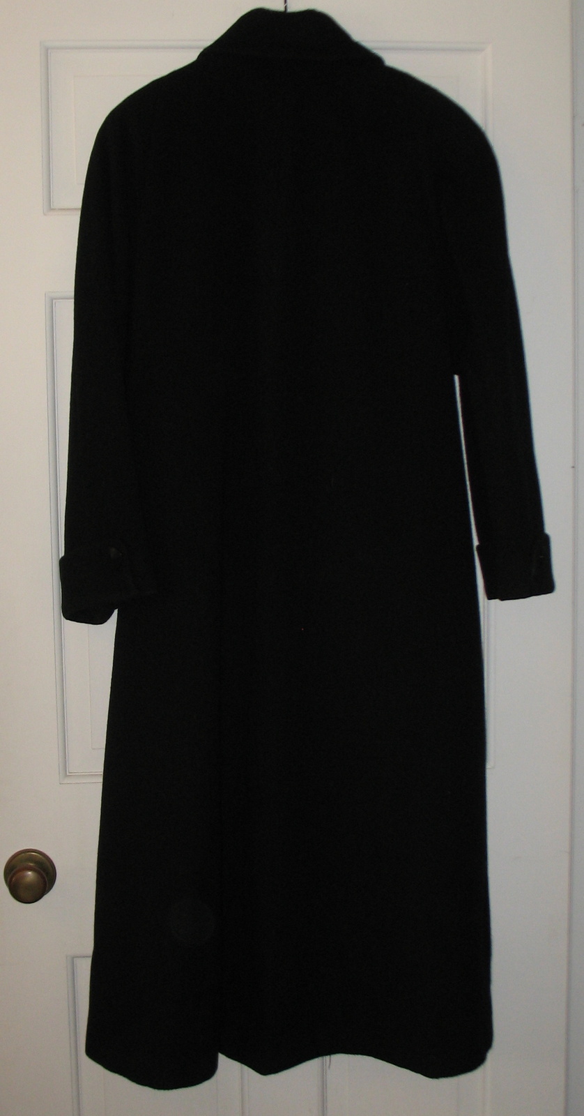 Vintage Preston &York Black Wool Long Coat, size 10 - Specialty