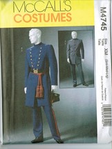 Mc Call's 4745 Civil War Uniform Coat Trousers Men's Sm Med Lg New - $38.00