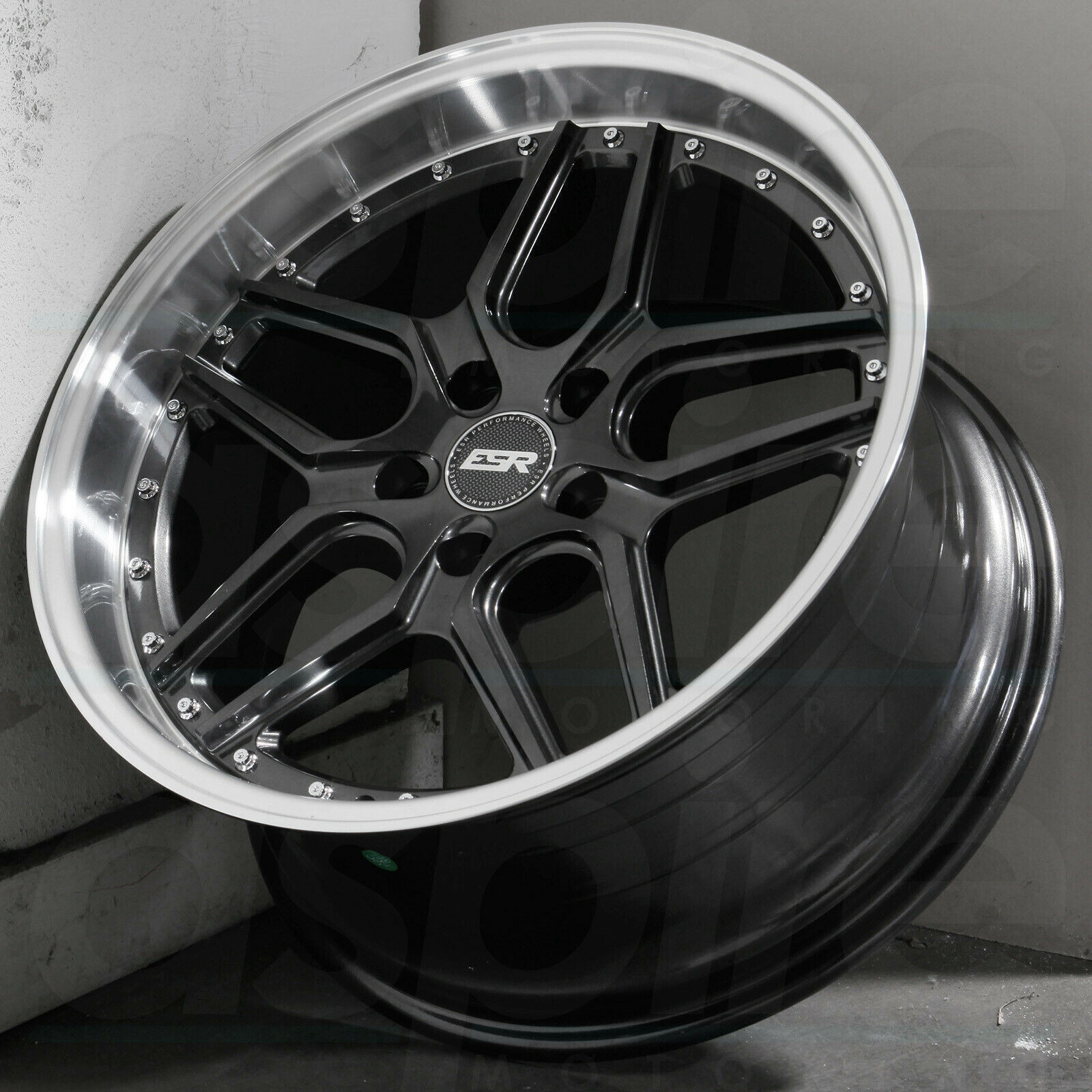 19x9-5-esr-cs15-5x120-35-gun-metal-graphite-wheels-rims-set-4-wheels