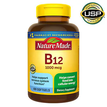 Nature Made Vitamin B12 1000 mcg., 400 Softgels - $28.99