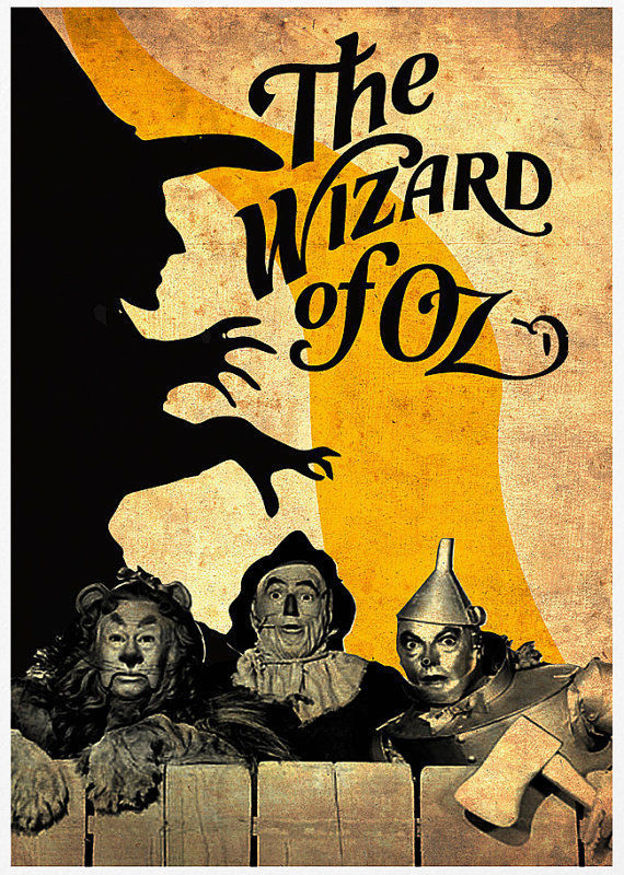 The Wizard Of Oz Vintage Poster A3 Print Comes In Tube New 2000 Now