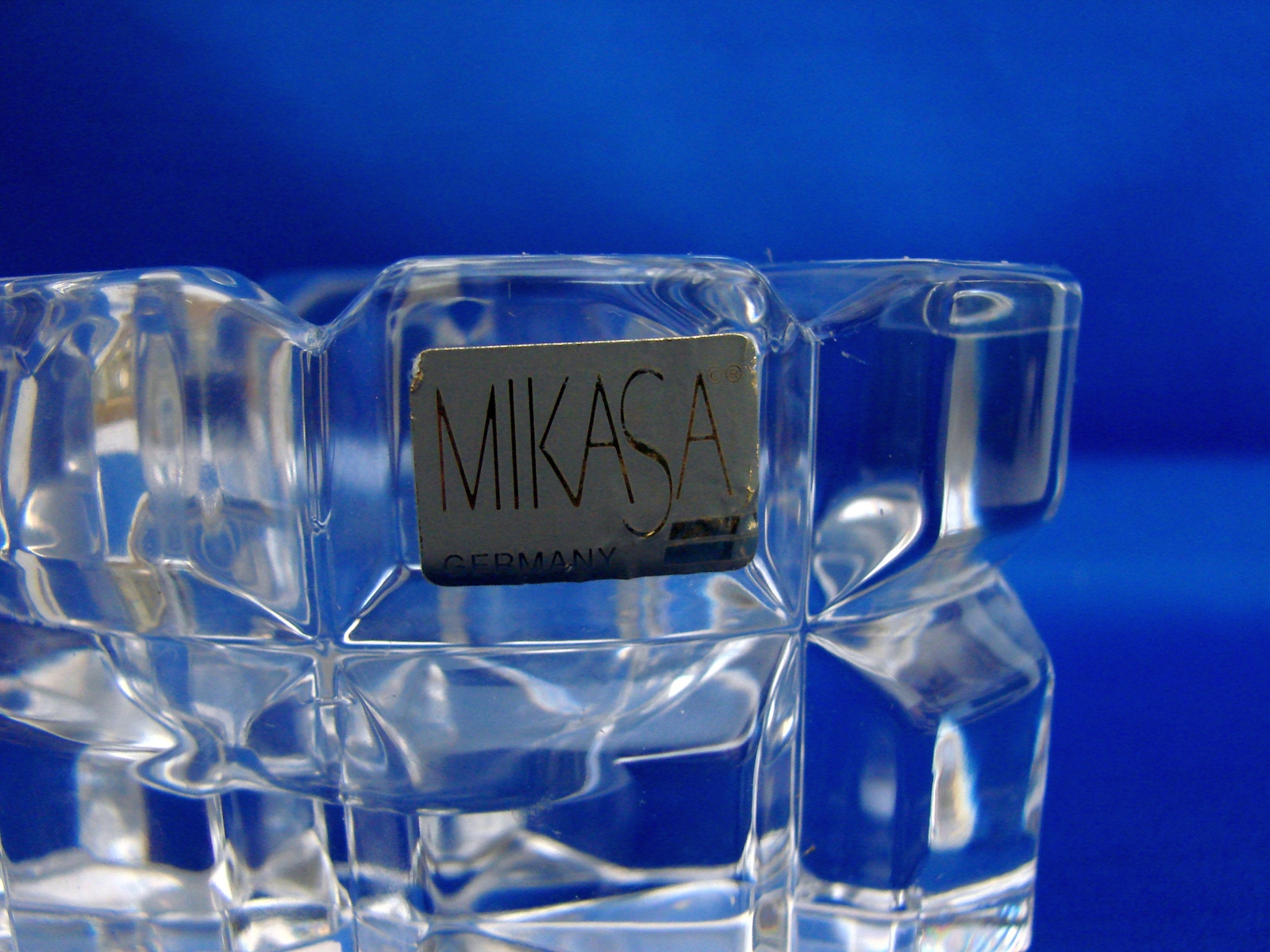 MIKASA Crystal "REFLECTIONS" Votive Tea Light Candle Holder Mikasa