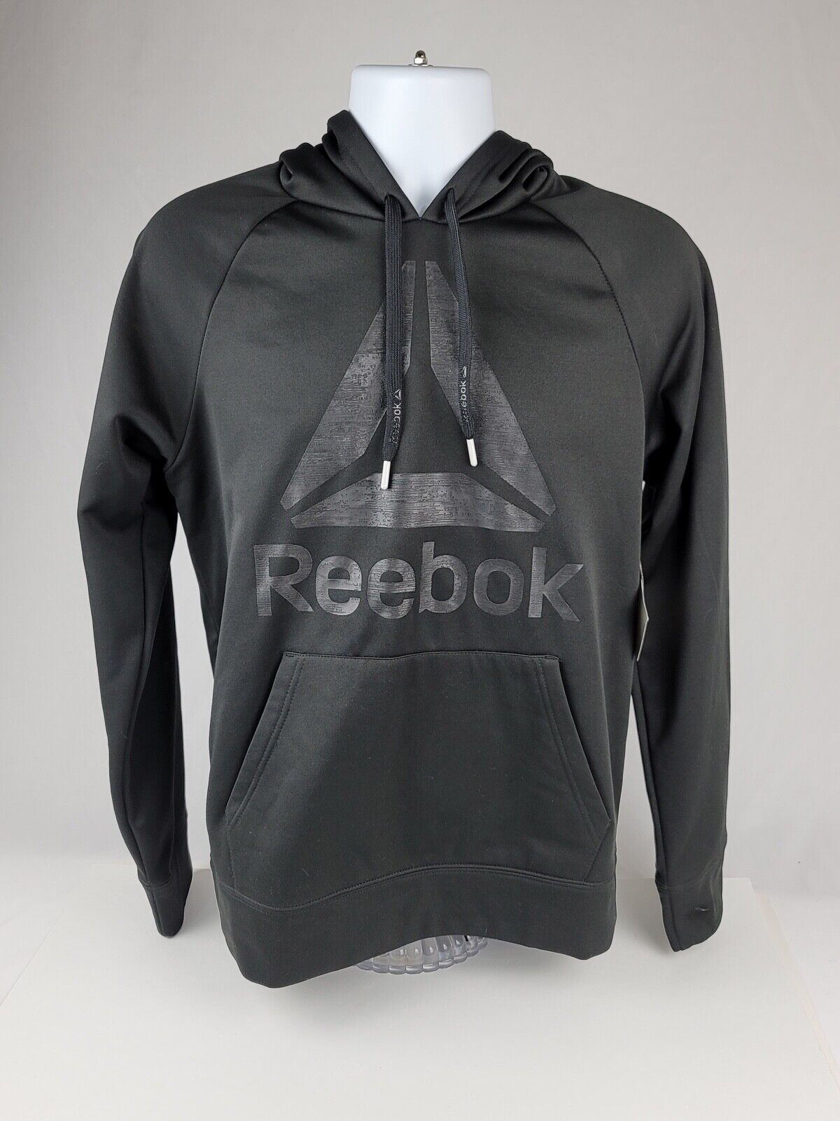 New Reebok Core Delta 2.0 Hoodie Sweatshirt Men's Small Black New w/ tags - $31.67