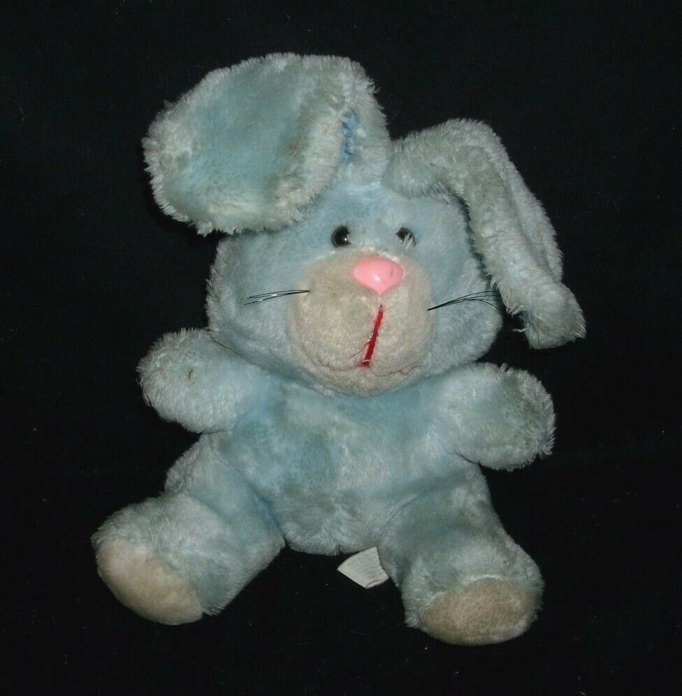 Vintage kay bee kaybee toy stores baby blue rabbit stuffed animal