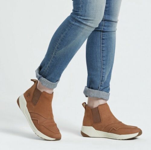 women's kiri up leather sneaker boots