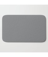 Neutral / Medium Gray Solid Color Microfiber Memory Foam Bath Mat - $28.99+