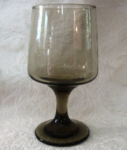 Libbey Accent Tawny Brown 11 oz Goblet Stem Glass;5¾" - $24.99