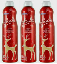 ( LOT 3 ) Glade Apple Cinnamon Red Apple & Spice Aerosol Spray 9.7 Oz each NEW - $27.71
