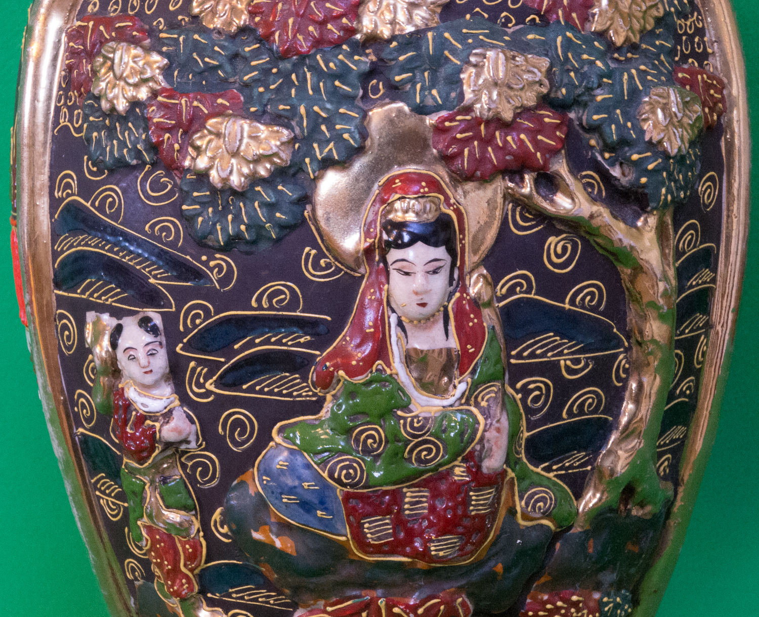 Large Asian Vase 15