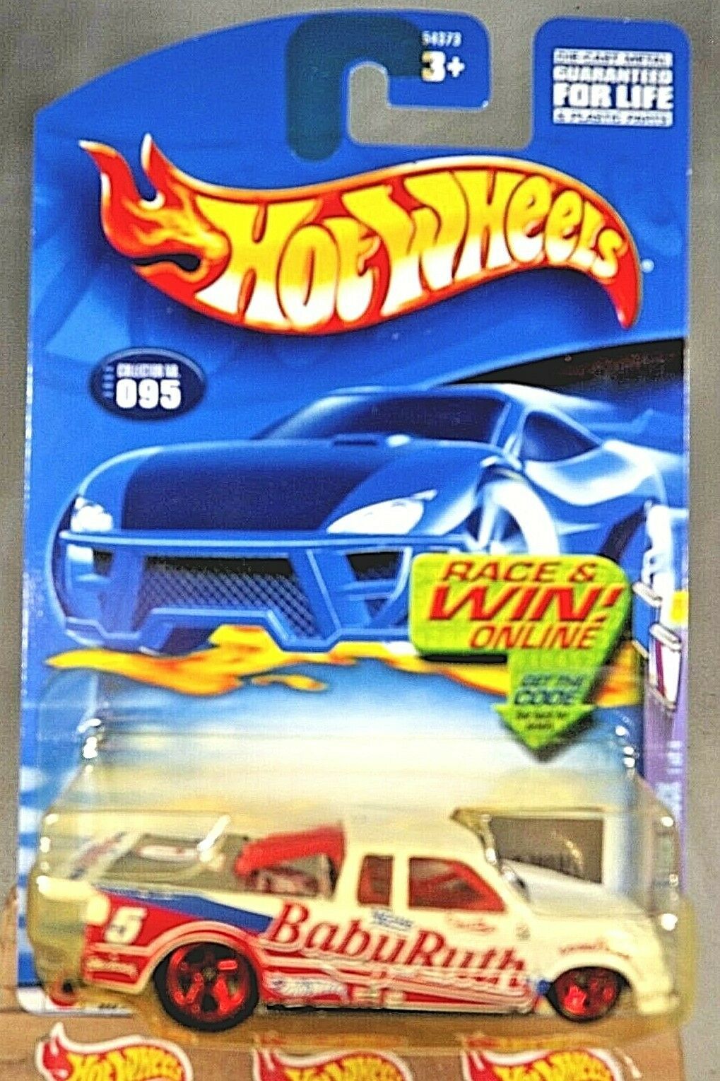 2002 Hot Wheels #95 Sweet Rides 1/4 CHEVY PRO STOCK TRUCK White w/Red 5Sp China