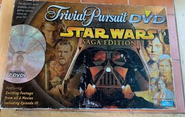 *100% Complete* Star Wars Saga Edition Trivial Pursuit Dvd Trivia Board Game - $14.51
