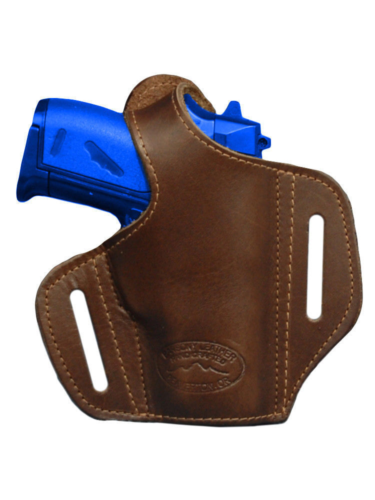 NEW Barsony Brown Leather Pancake Gun Holster + Mag Pouch Beretta Mini 22 25 380 Holsters