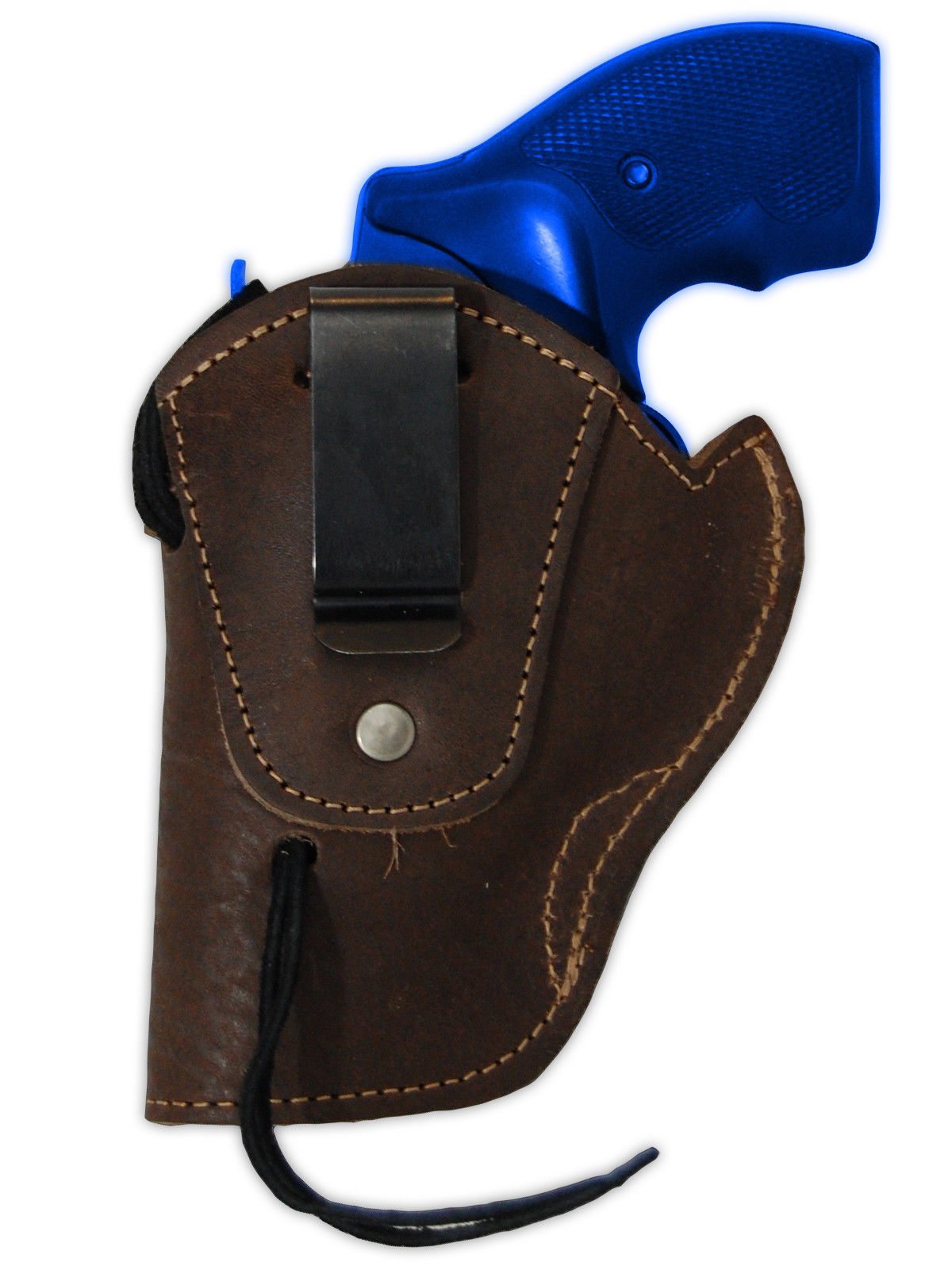 NEW Barsony Brown Leather Western Style Holster for Ruger 22 38 357 Snub No...