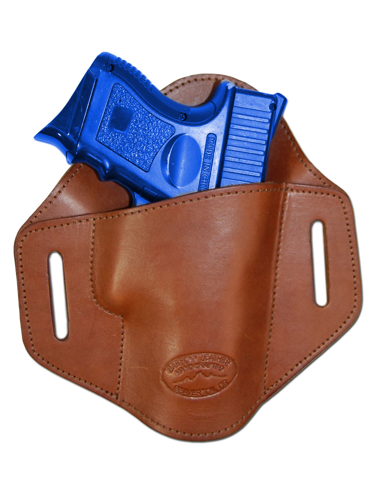 New Barsony Brown Leather Belt Slide Gun Holster Smith&Wesson Compact