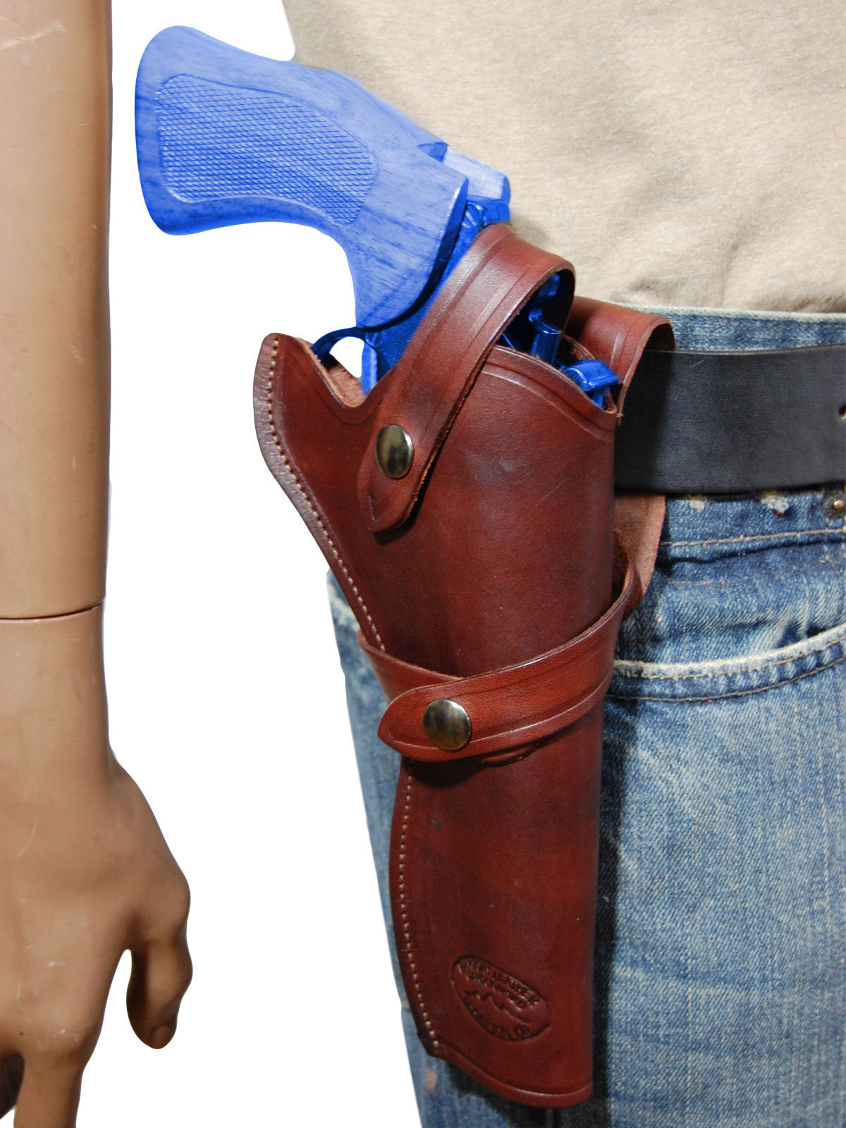 NEW Barsony Burgundy Leather Western Style Holster Dan Wesson EAA 6