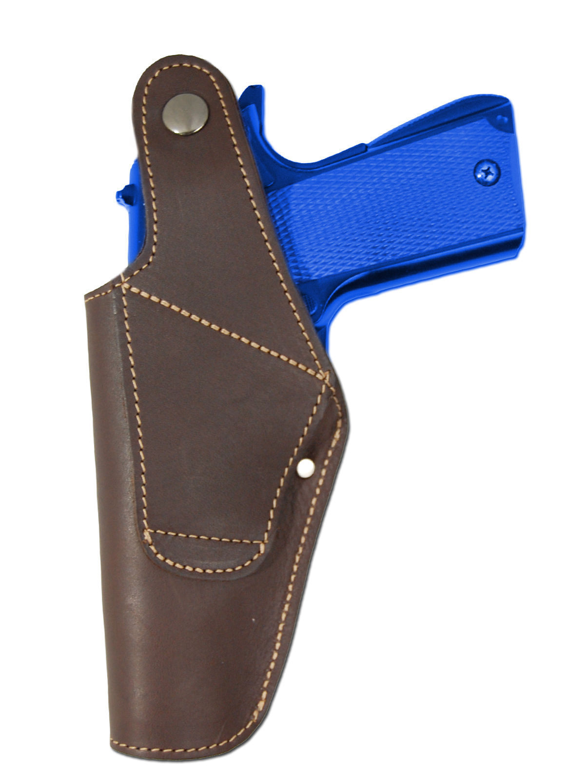 New Barsony Brown Leather Belt OWB Holster for FN, Glock Full Size 9mm ...