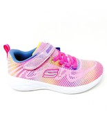 Skechers Girls Go Run 600 Shimmer Speeder Light Pink Multi Kids Size 3.5 - $39.95