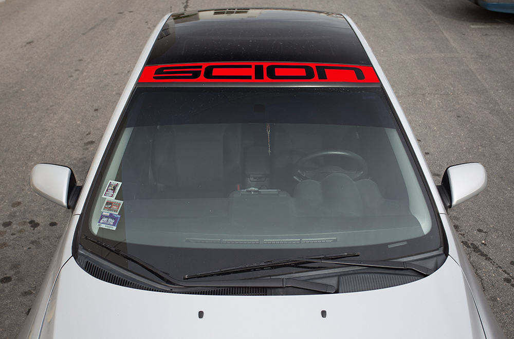 Scion tC 2005-2010 Roof Logo Sticker Vinyl Graphics Decals Parts Satin