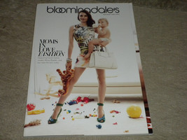 Bloomingdales w model Missy Rayder in New York Mothers Day Fashion catal... - $8.99