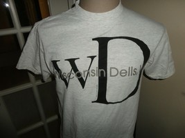 Vtg 90&#39;s White 1995 Wisconsin Dells Oneita Cotton Tshirt Adult M Nice Rare - $28.25