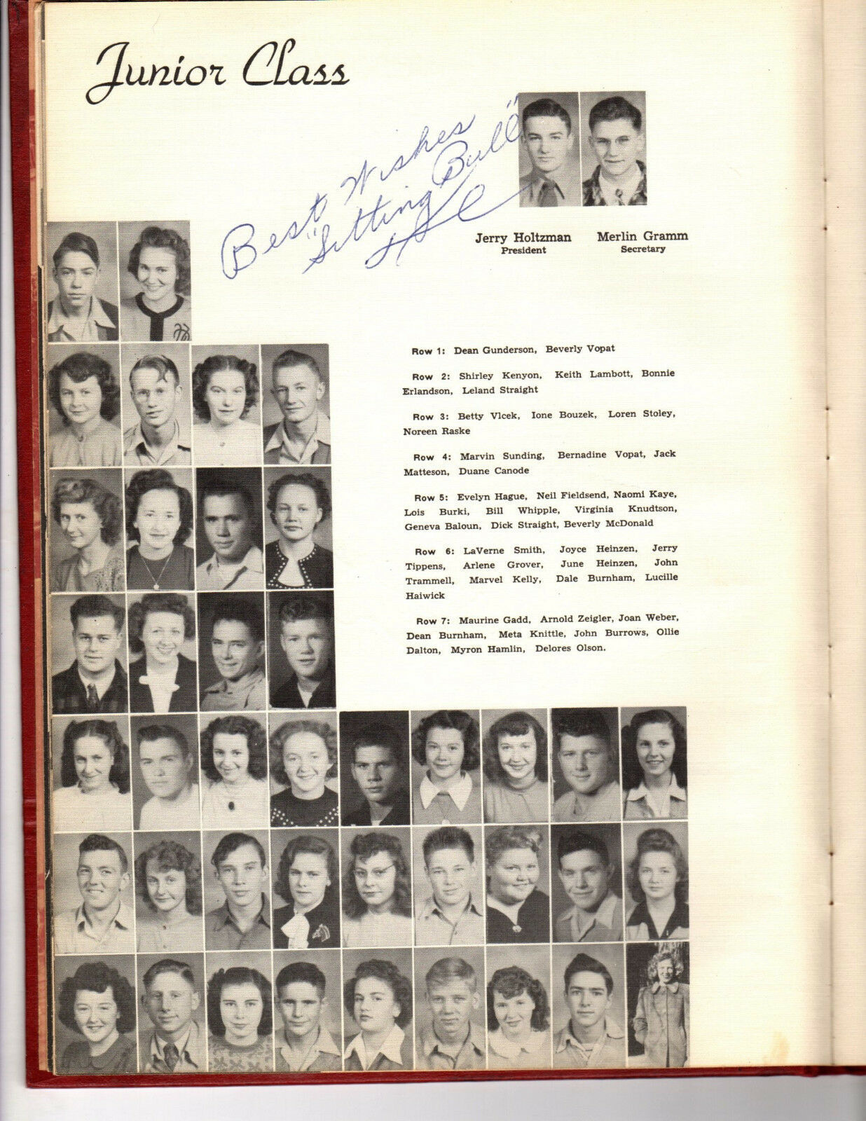 1947 Highmore High School Year Book Hisodak, Highmore, South Dakota