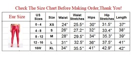 High Waist Satin Sapphire Electric Blue Zip up Skin Tight Legging Pencil Pants image 2