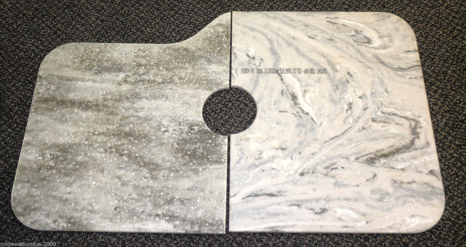 RV Corian Sink Cover/Cutting Board Set Size 18 3/8" X 30 3/8" DYNSC0160 Interior